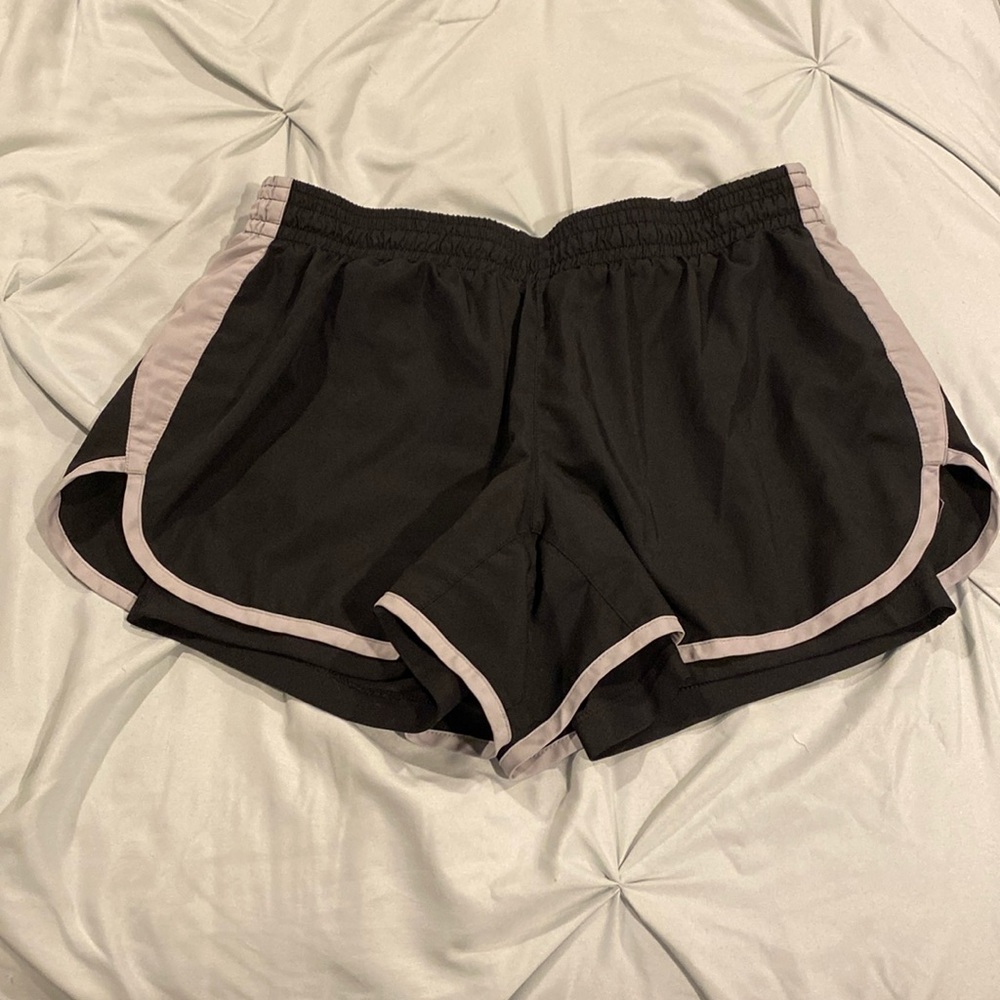 Nike Black and Gray Athletic Shorts